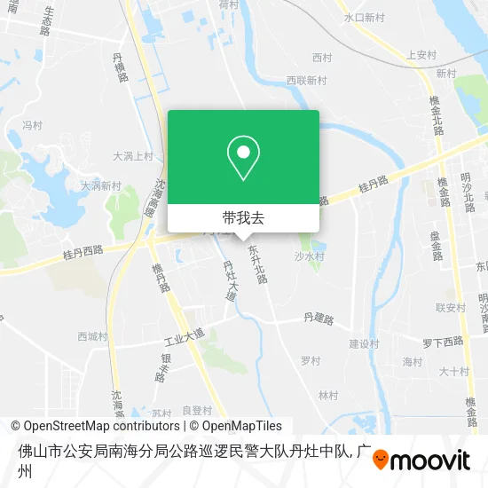 佛山市公安局南海分局公路巡逻民警大队丹灶中队地图