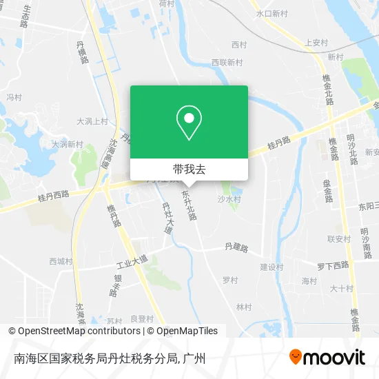 南海区国家税务局丹灶税务分局地图