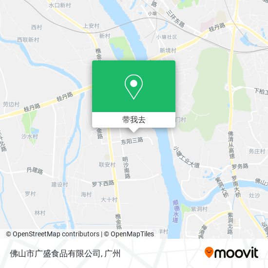 佛山市广盛食品有限公司地图