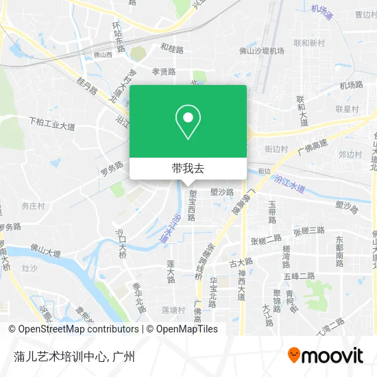 蒲儿艺术培训中心地图