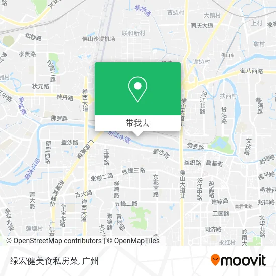 绿宏健美食私房菜地图