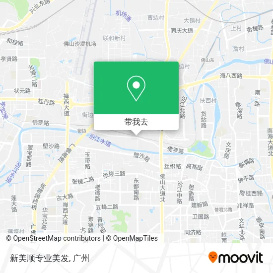 新美顺专业美发地图