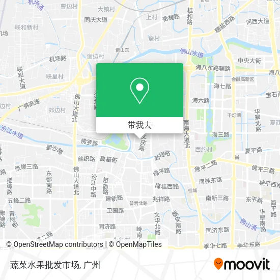 蔬菜水果批发市场地图