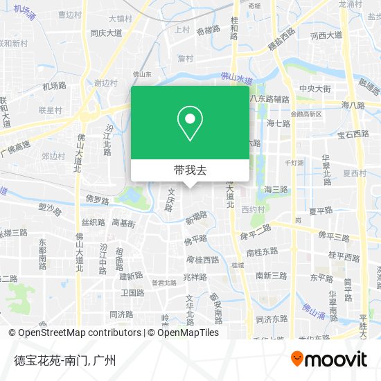 德宝花苑-南门地图