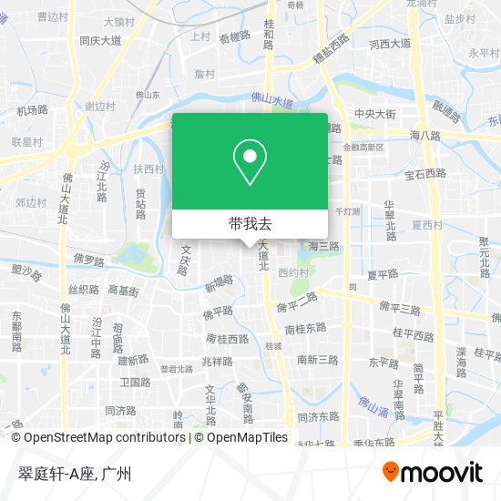 翠庭轩-A座地图