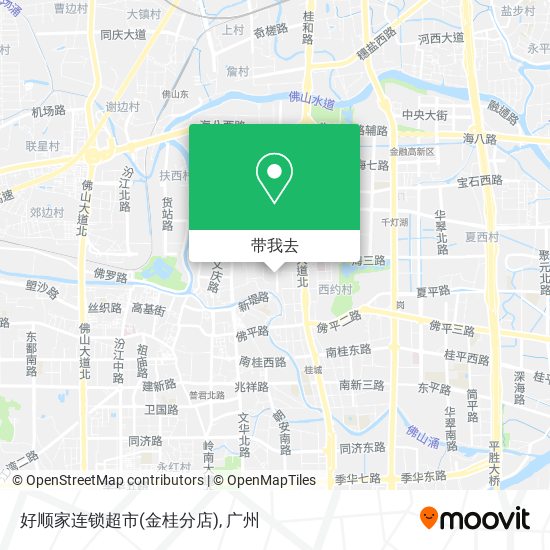 好顺家连锁超市(金桂分店)地图