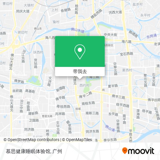 慕思健康睡眠体验馆地图