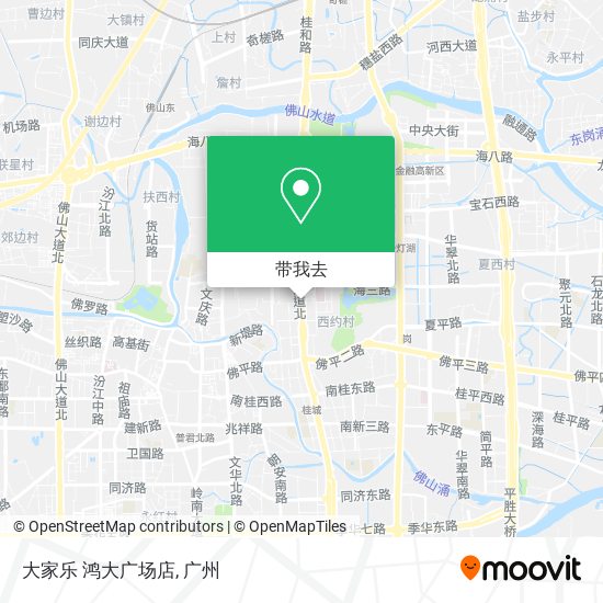 大家乐 鸿大广场店地图