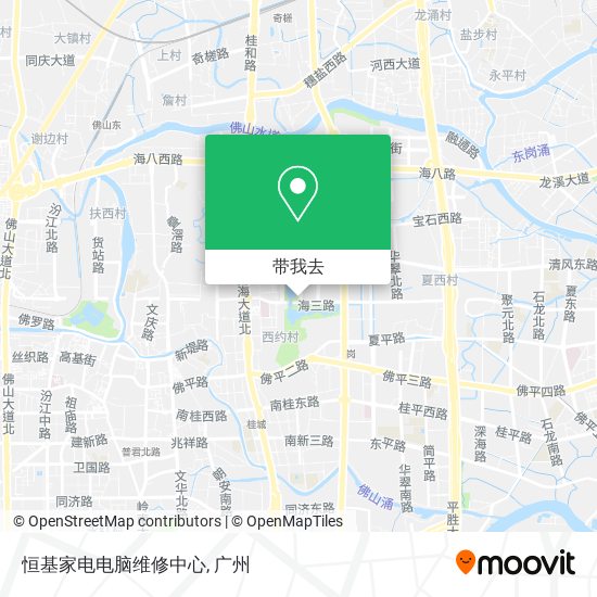 恒基家电电脑维修中心地图