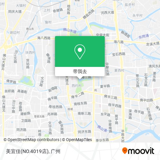美宜佳(NO.4019店)地图