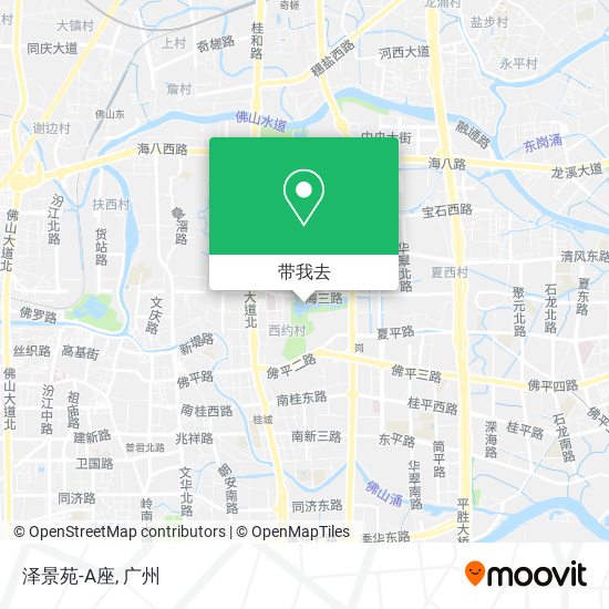 泽景苑-A座地图