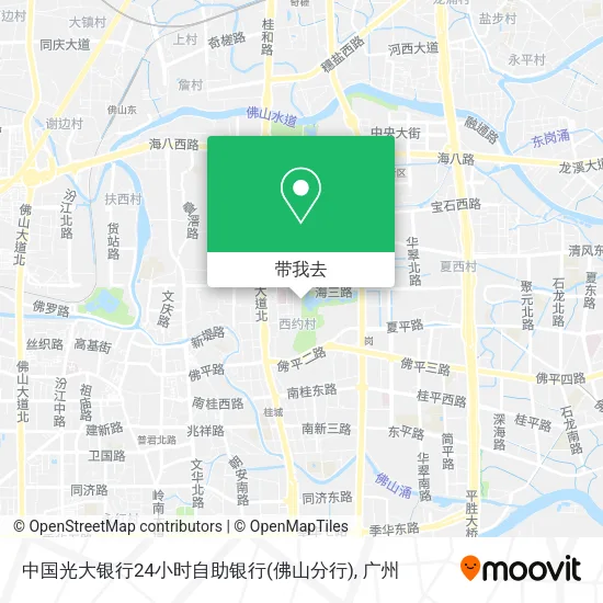 中国光大银行24小时自助银行(佛山分行)地图