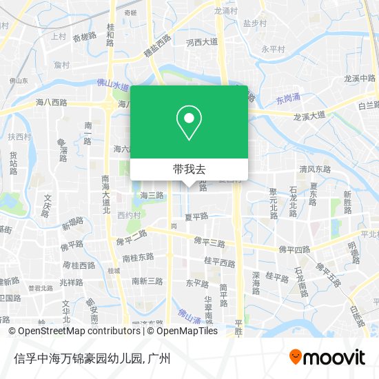 信孚中海万锦豪园幼儿园地图
