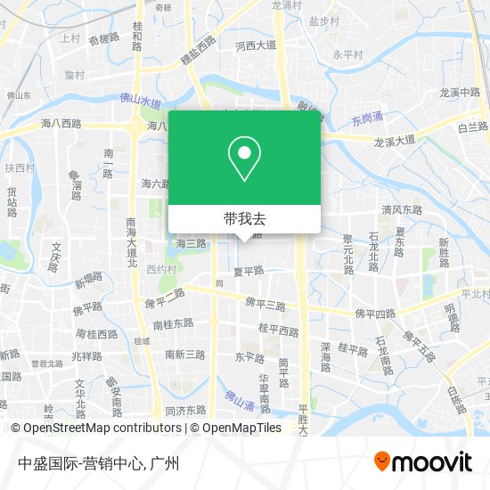 中盛国际-营销中心地图