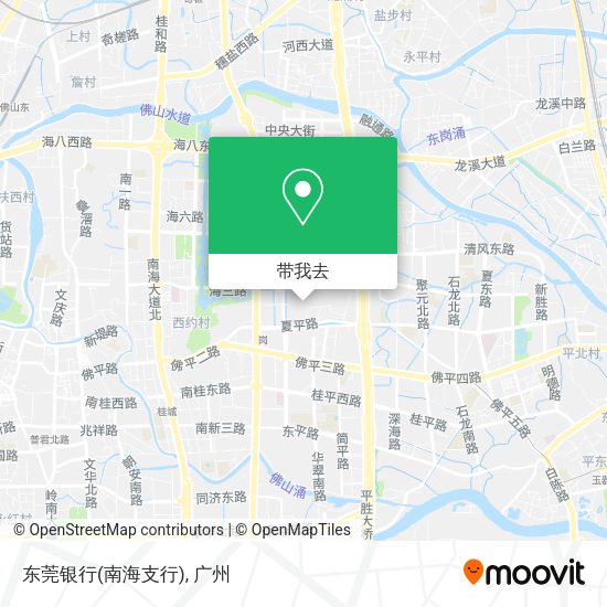 东莞银行(南海支行)地图