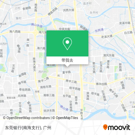 东莞银行(南海支行)地图