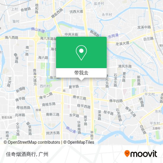 佳奇烟酒商行地图