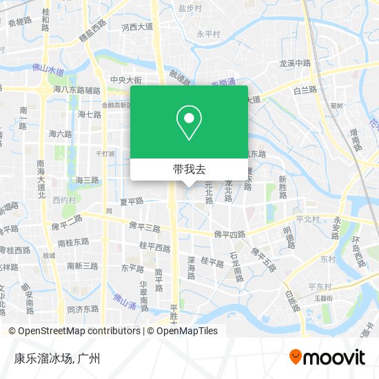 康乐溜冰场地图