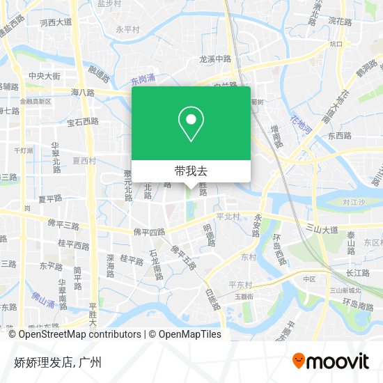娇娇理发店地图
