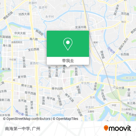 南海第一中学地图