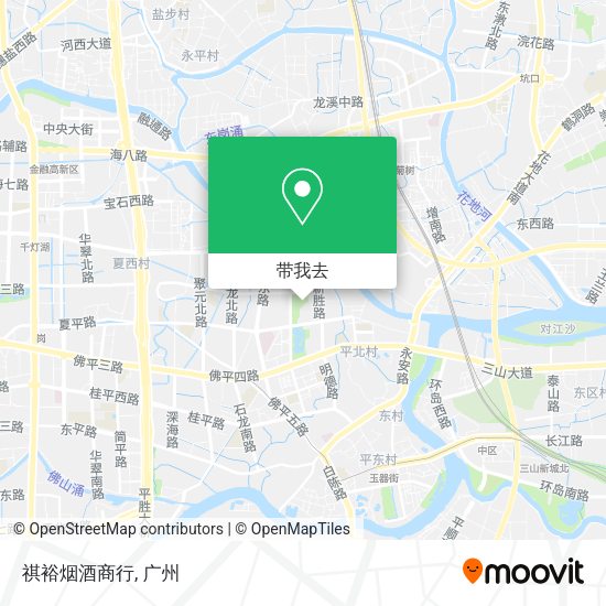 祺裕烟酒商行地图