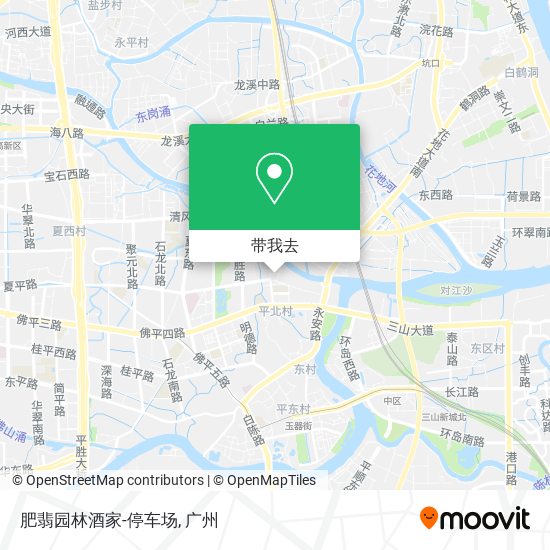 肥翡园林酒家-停车场地图