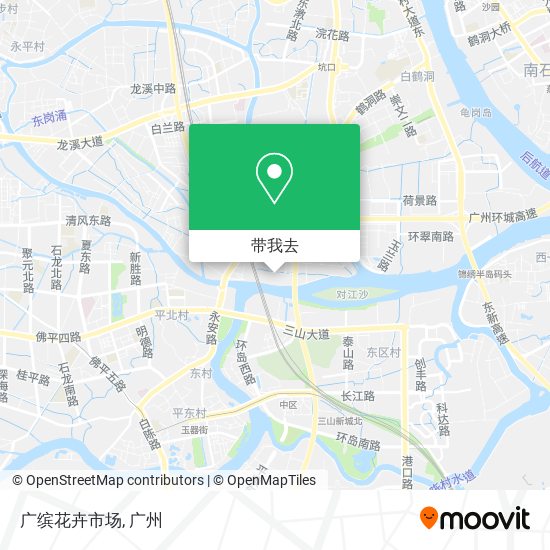 广缤花卉市场地图