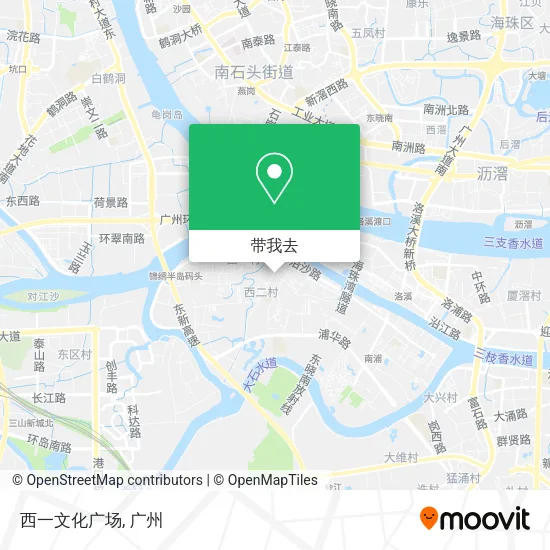 西一文化广场地图