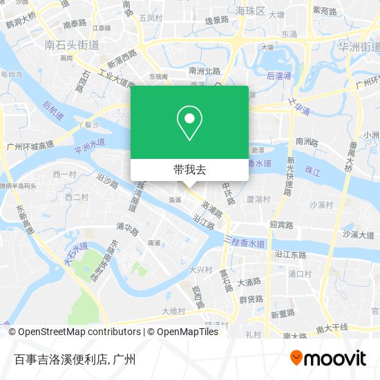 百事吉洛溪便利店地图