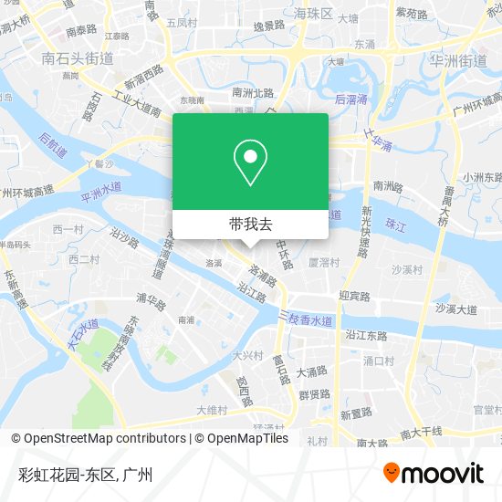 彩虹花园-东区地图
