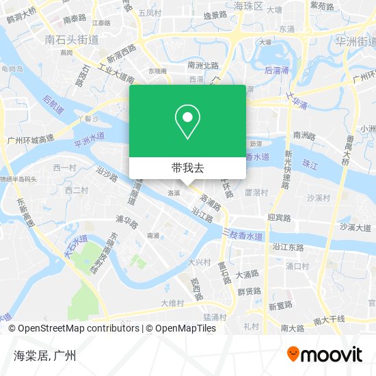 海棠居地图