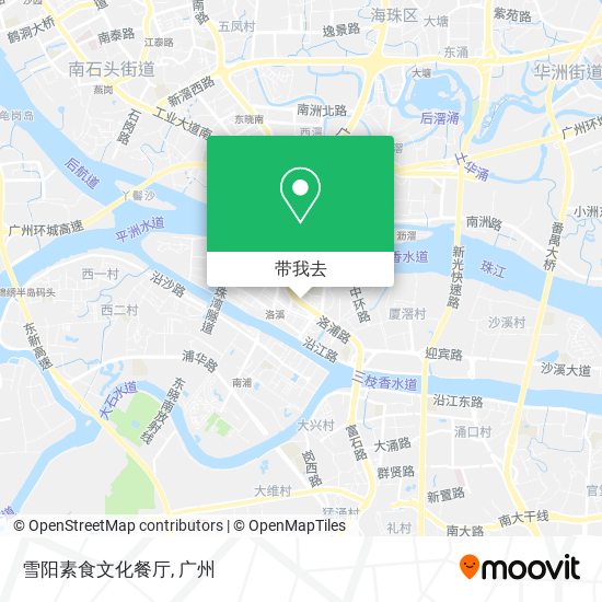 雪阳素食文化餐厅地图