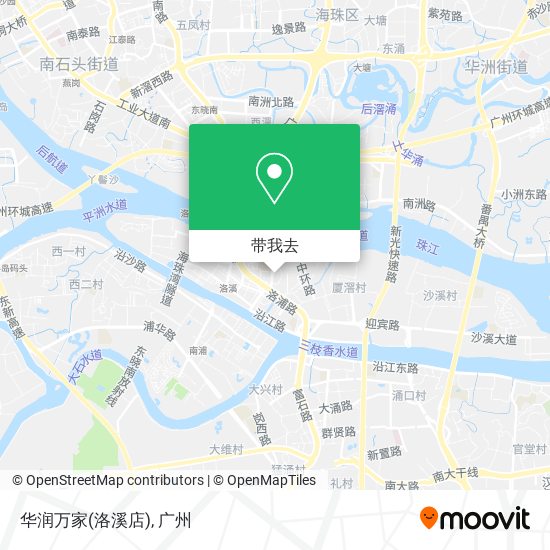 华润万家(洛溪店)地图