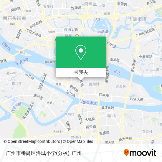 广州市番禺区洛城小学(分校)地图