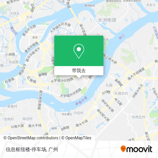 信息枢纽楼-停车场地图