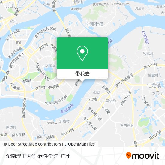 华南理工大学-软件学院地图
