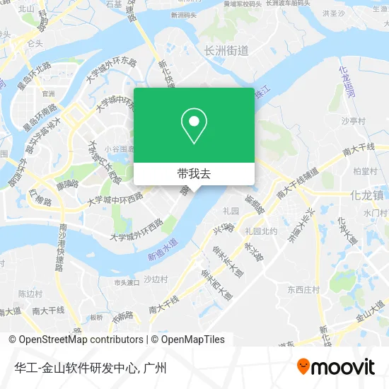 华工-金山软件研发中心地图