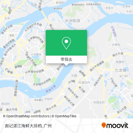 彪记湛江海鲜大排档地图