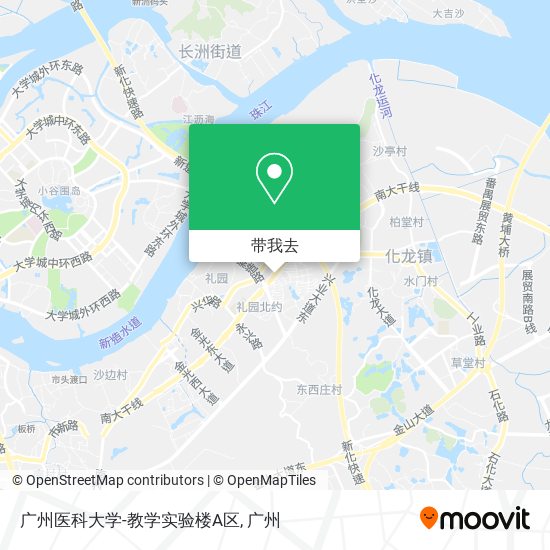 广州医科大学-教学实验楼A区地图