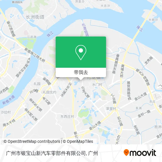 广州市银宝山新汽车零部件有限公司地图