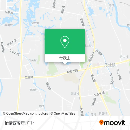 怡情西餐厅地图