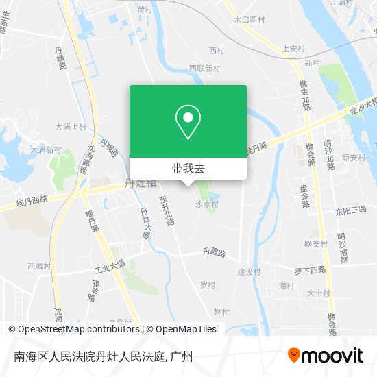 南海区人民法院丹灶人民法庭地图