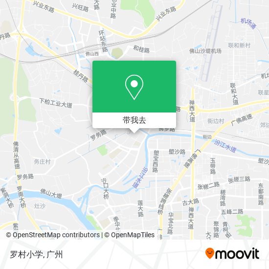 罗村小学地图