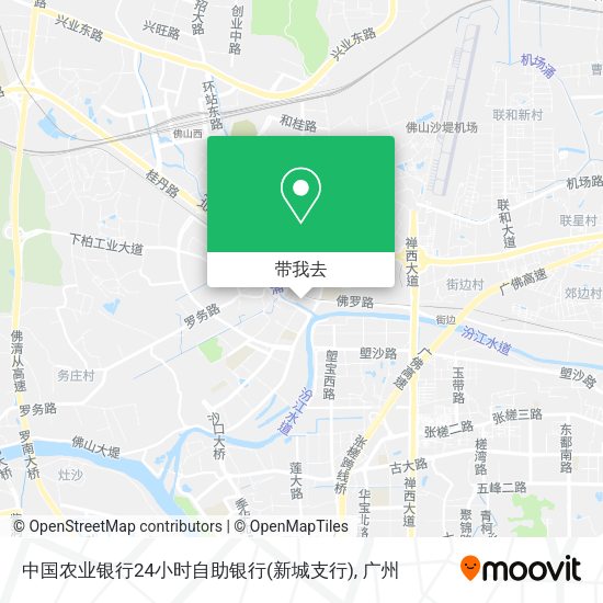 中国农业银行24小时自助银行(新城支行)地图
