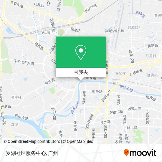 罗湖社区服务中心地图
