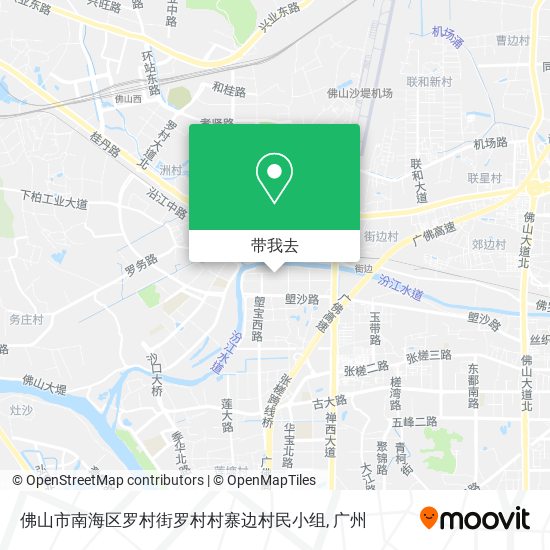 佛山市南海区罗村街罗村村寨边村民小组地图