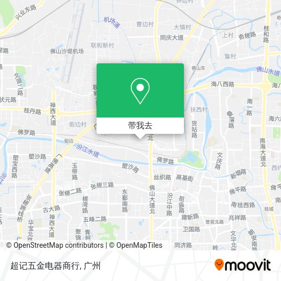 超记五金电器商行地图