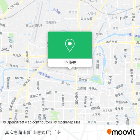 真实惠超市(旺南惠购店)地图
