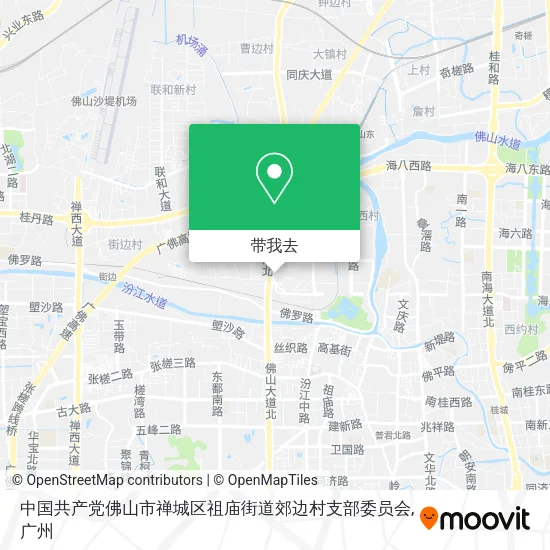 中国共产党佛山市禅城区祖庙街道郊边村支部委员会地图