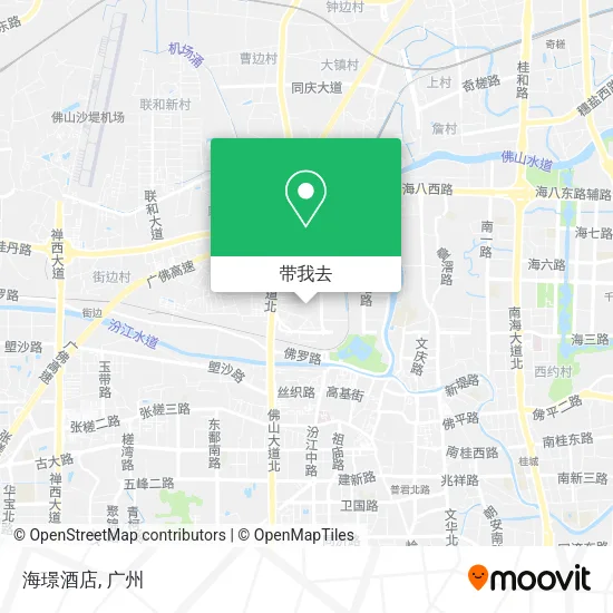 海璟酒店地图